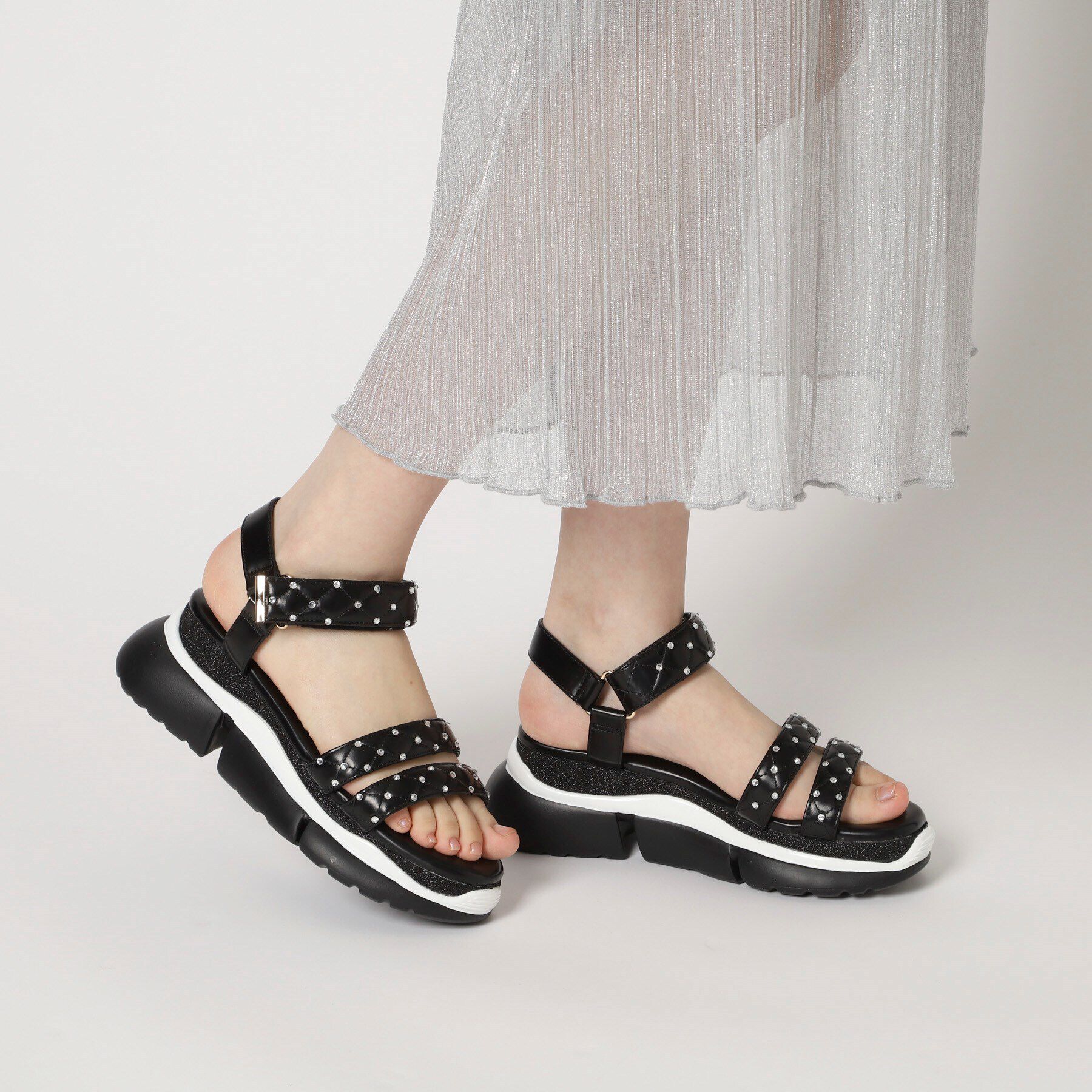 ESPERANZA「ラインストーンスポサン 24SS」|サンダル|