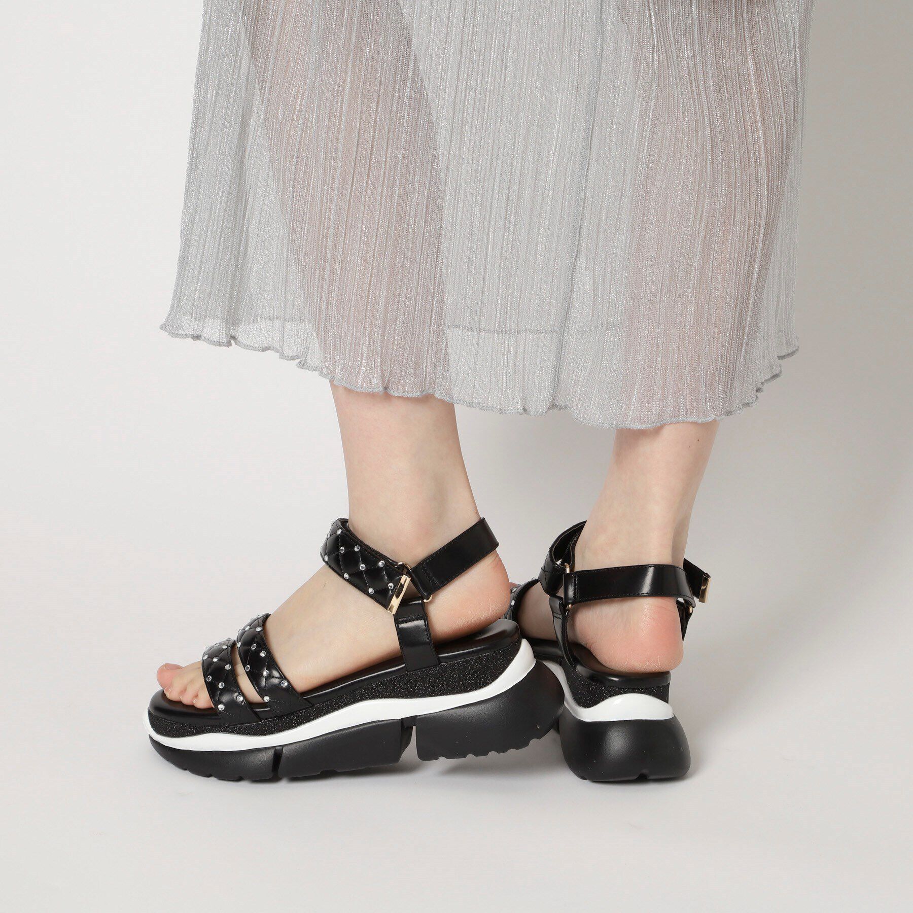 ESPERANZA「ラインストーンスポサン 24SS」|サンダル|