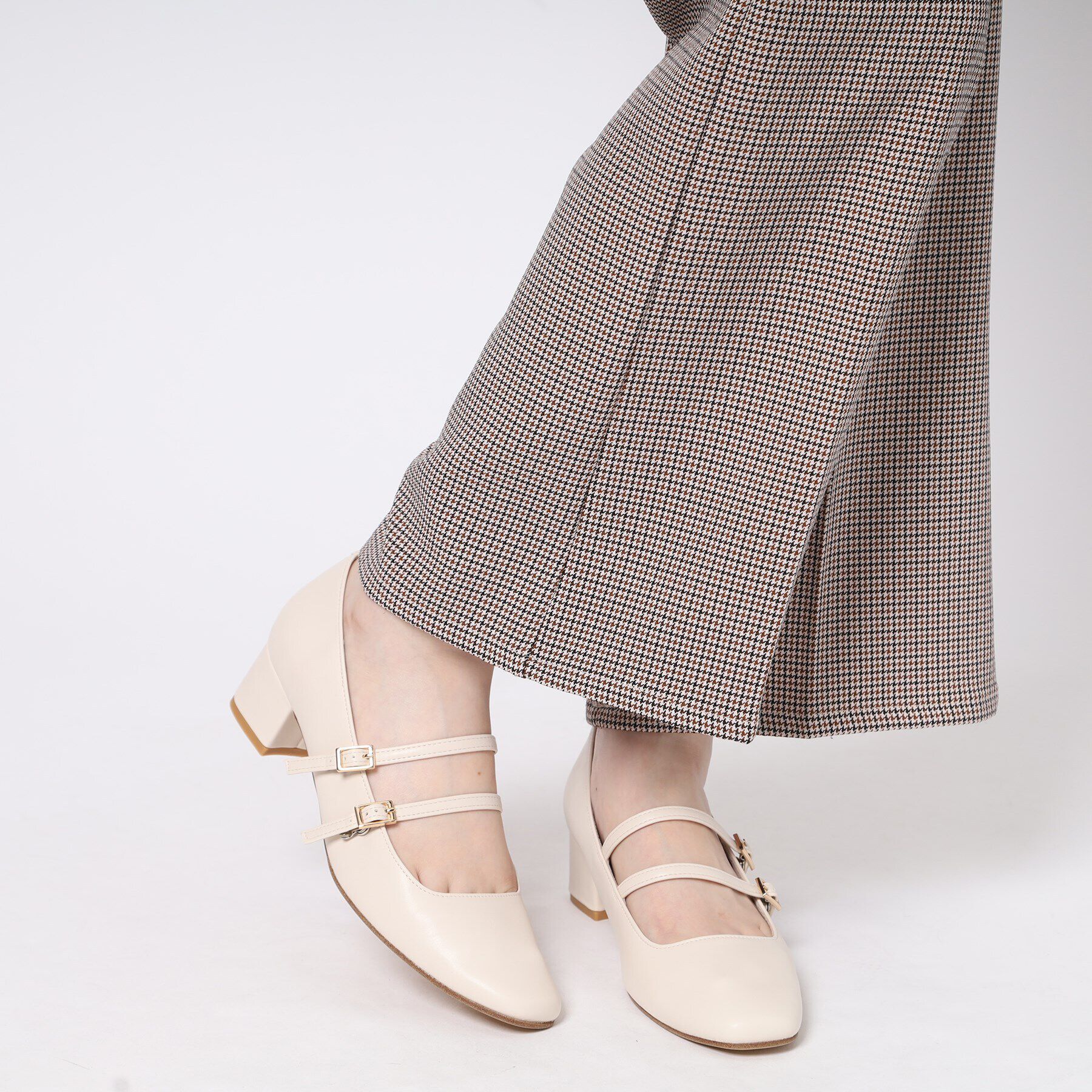 ESPERANZA「ダブルストラップパンプス」|パンプス|