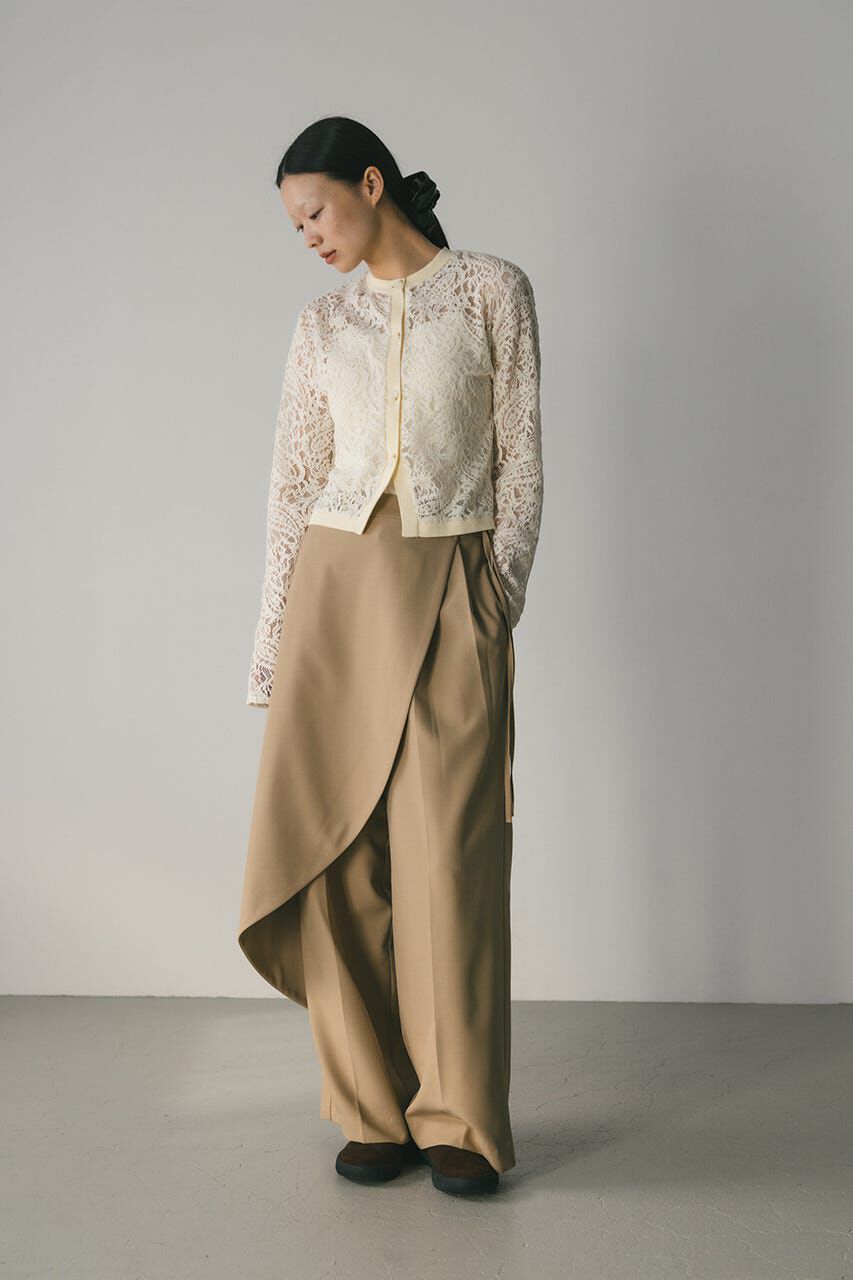 STYLEMIXER「ニュアンスレースニットカーデ」|ニット・セーター|