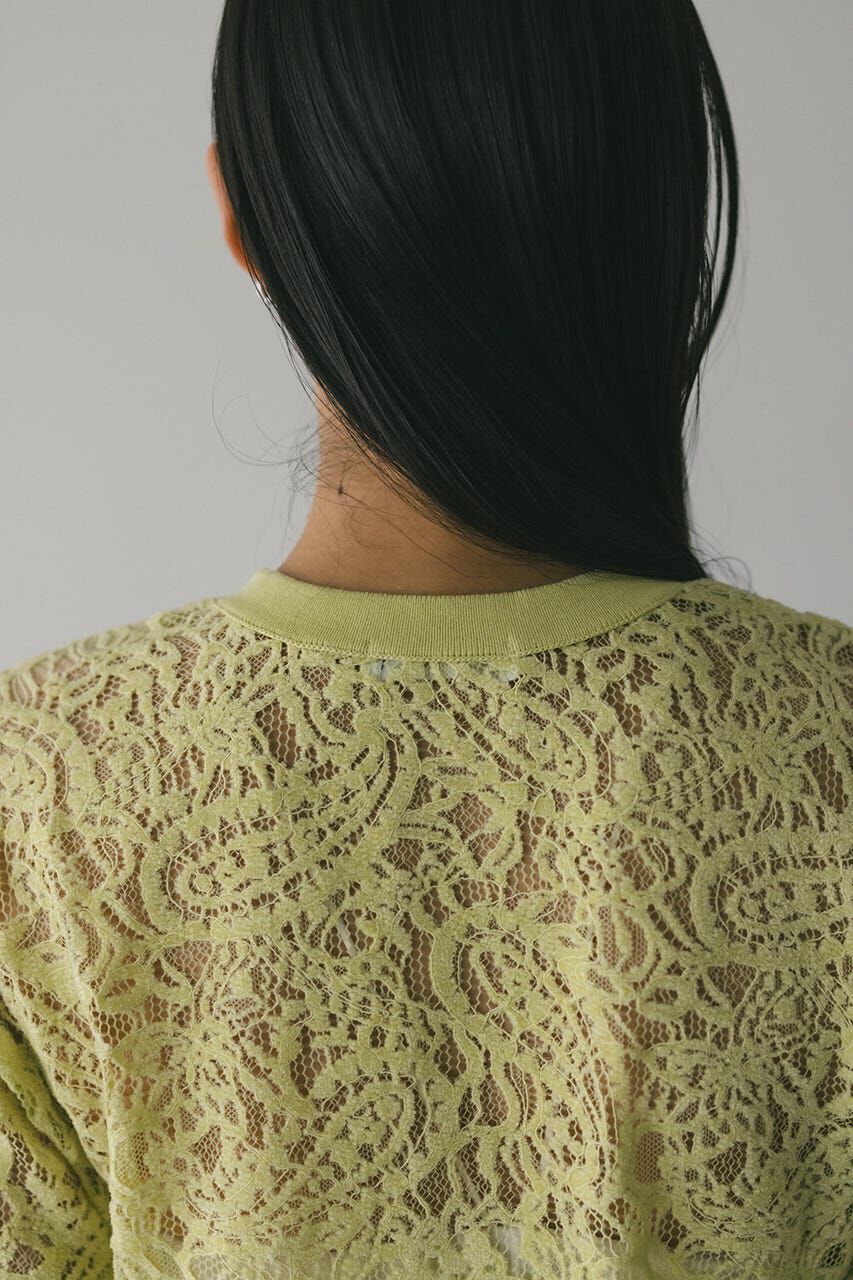 STYLEMIXER「ニュアンスレースニットカーデ」|ニット・セーター|