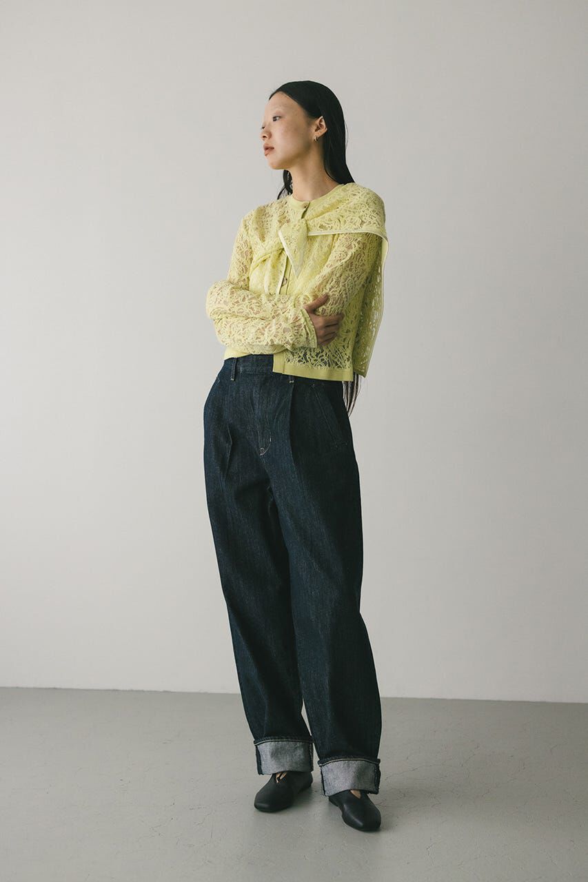 STYLEMIXER「ニュアンスレースニットカーデ」|ニット・セーター|