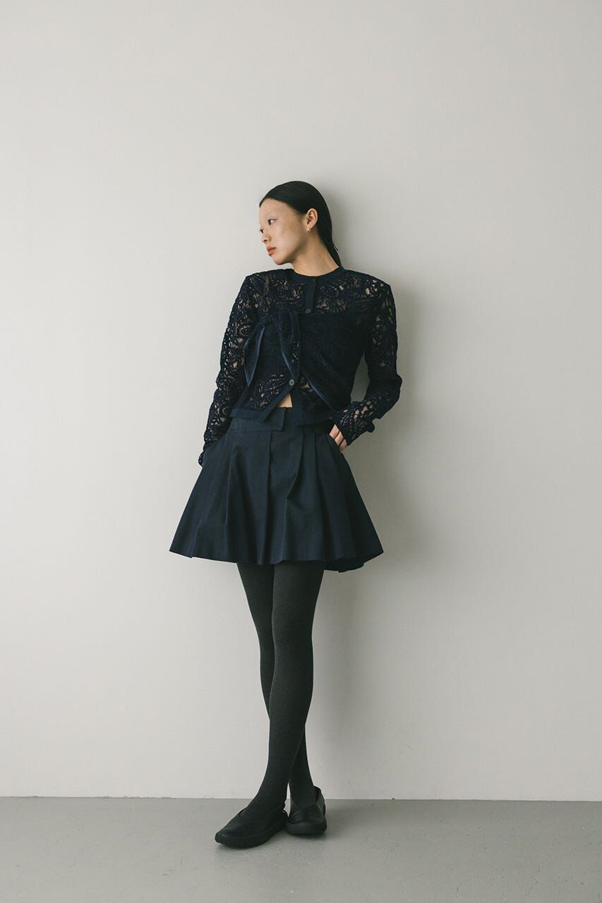 STYLEMIXER「ニュアンスレースニットカーデ」|ニット・セーター|