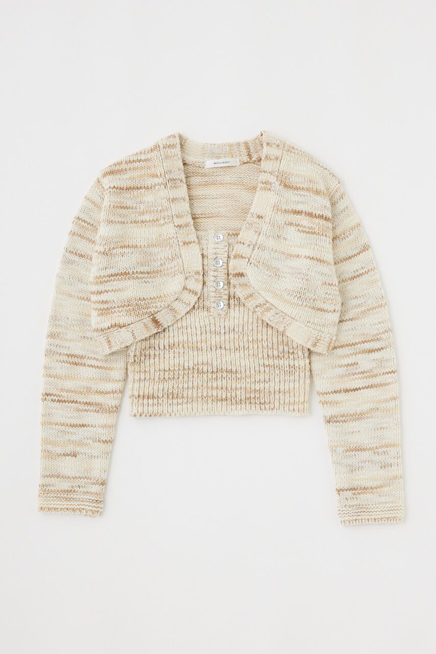 MOUSSY「KNIT BOLERO セット」|ニット・セーター|