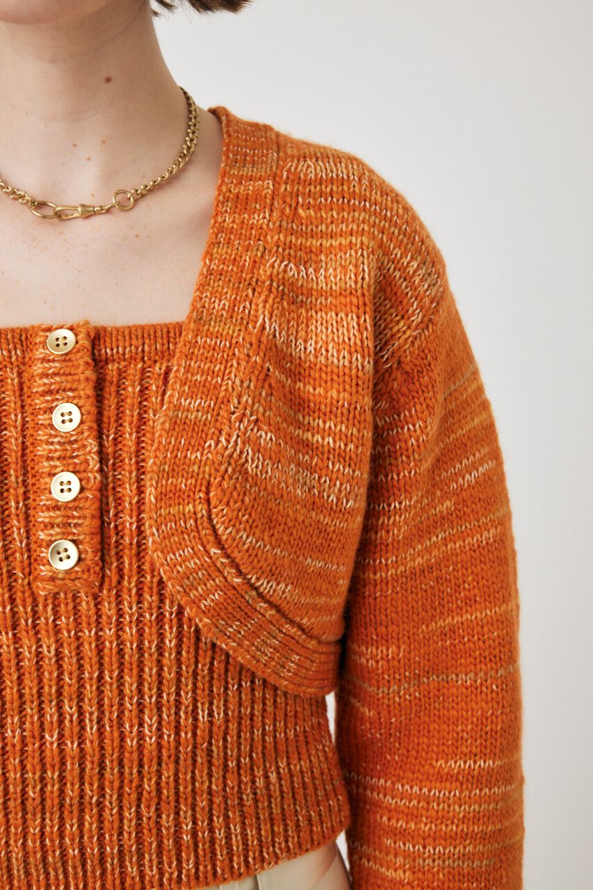 MOUSSY「KNIT BOLERO セット」|ニット・セーター|