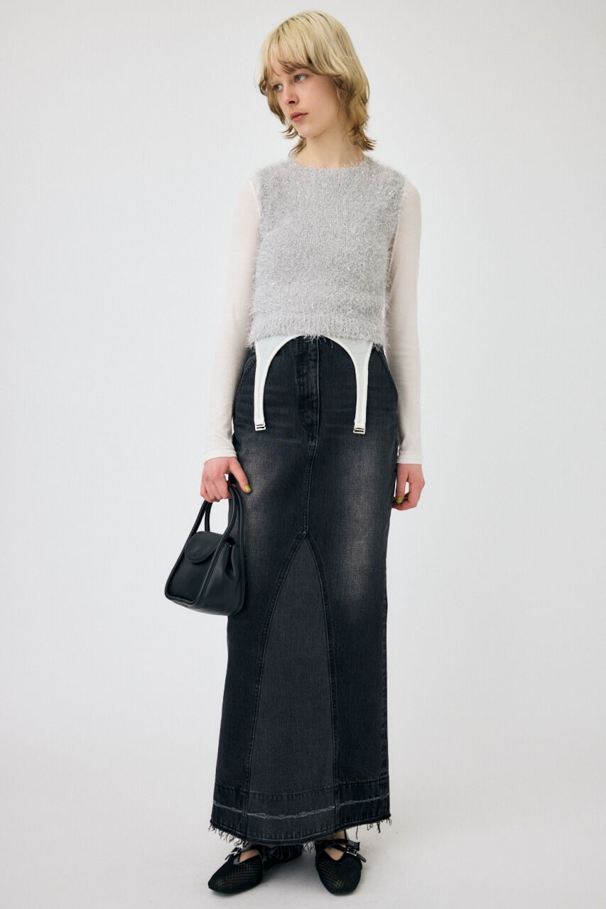 MOUSSY「MERMAID DENIM LONG SKIRT」|スカート|