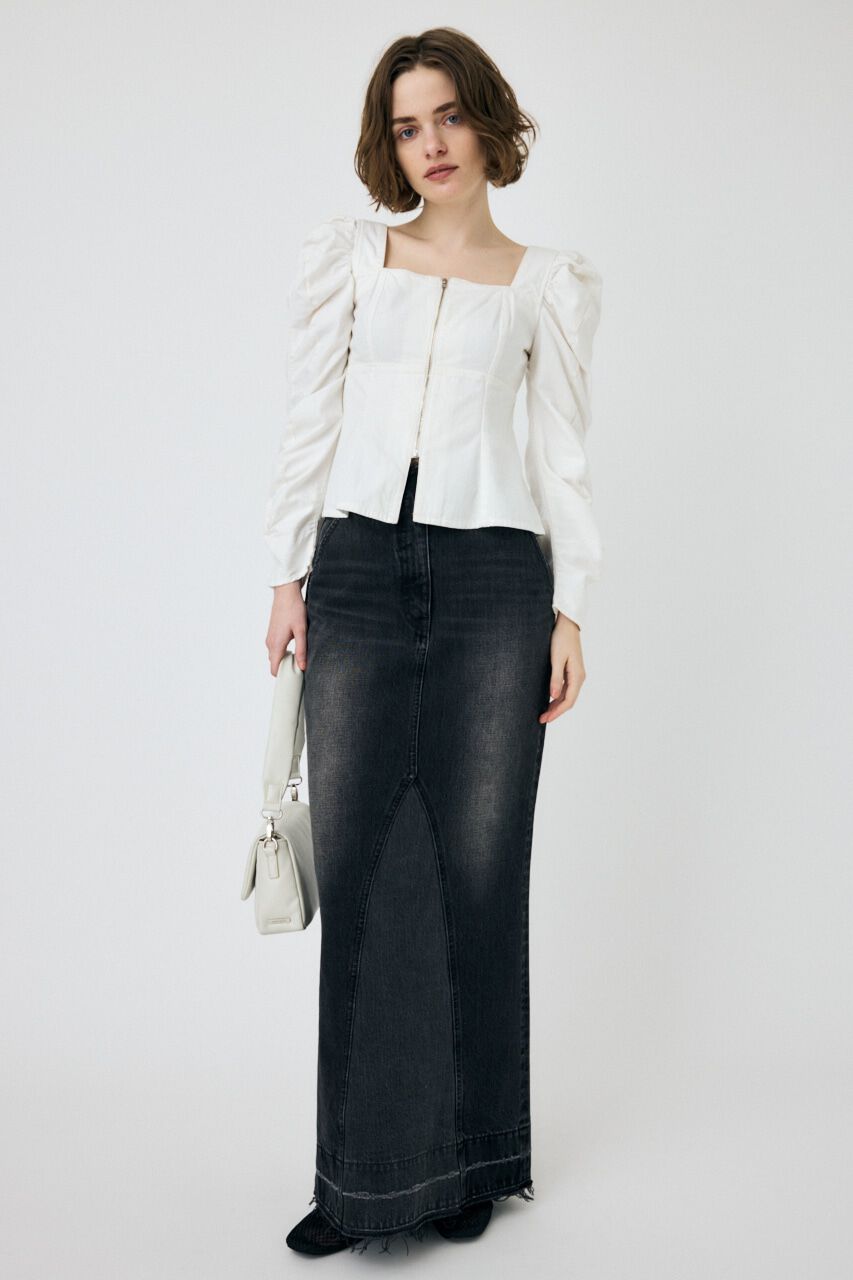 MOUSSY「MERMAID DENIM LONG SKIRT」|スカート|