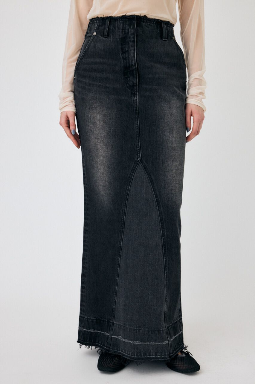 MOUSSY「MERMAID DENIM LONG SKIRT」|スカート|