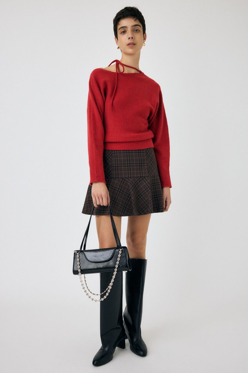 MOUSSY「RANDOM CHECK ミニスカート」|スカート|柄BRN5