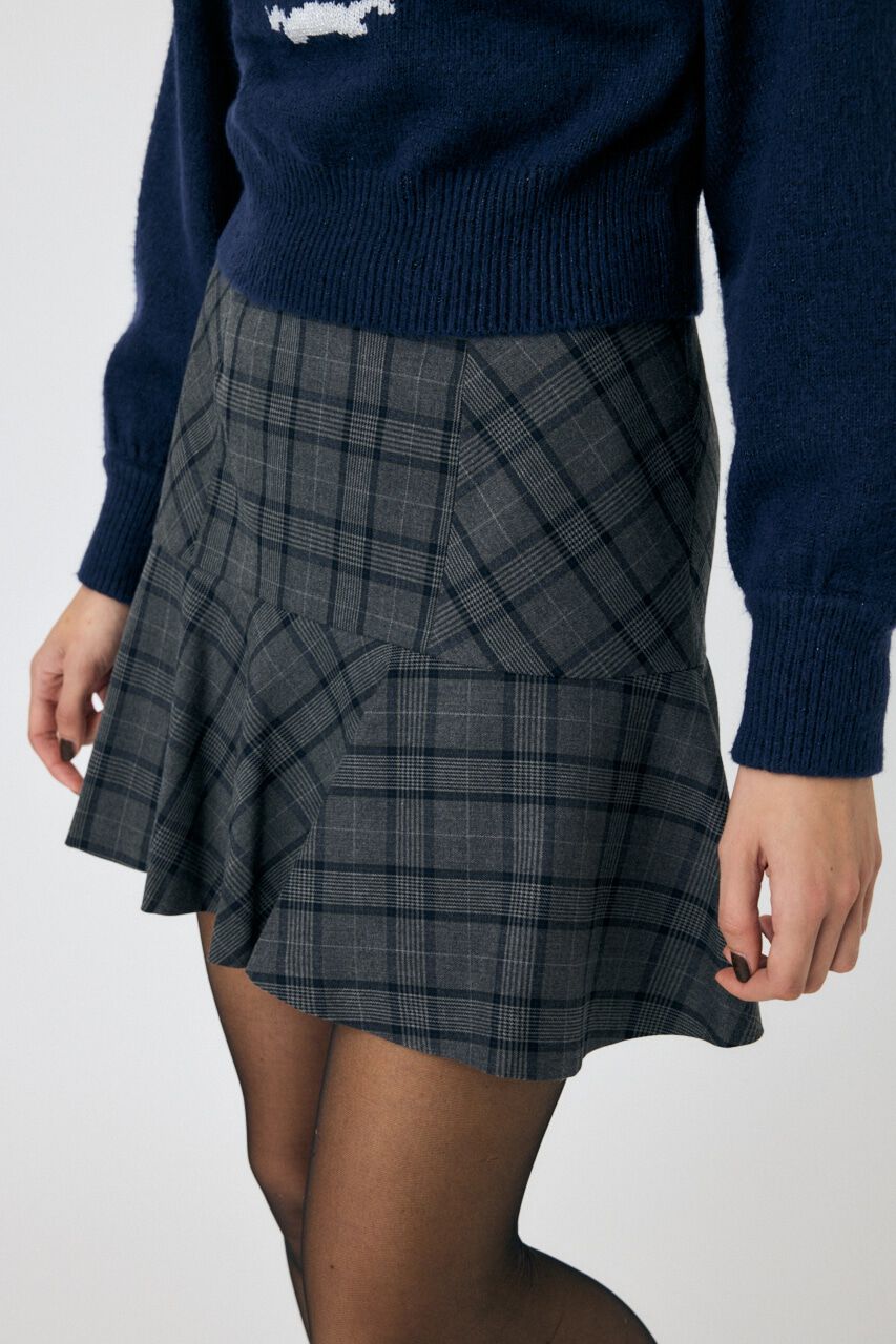 MOUSSY「RANDOM CHECK ミニスカート」|スカート|