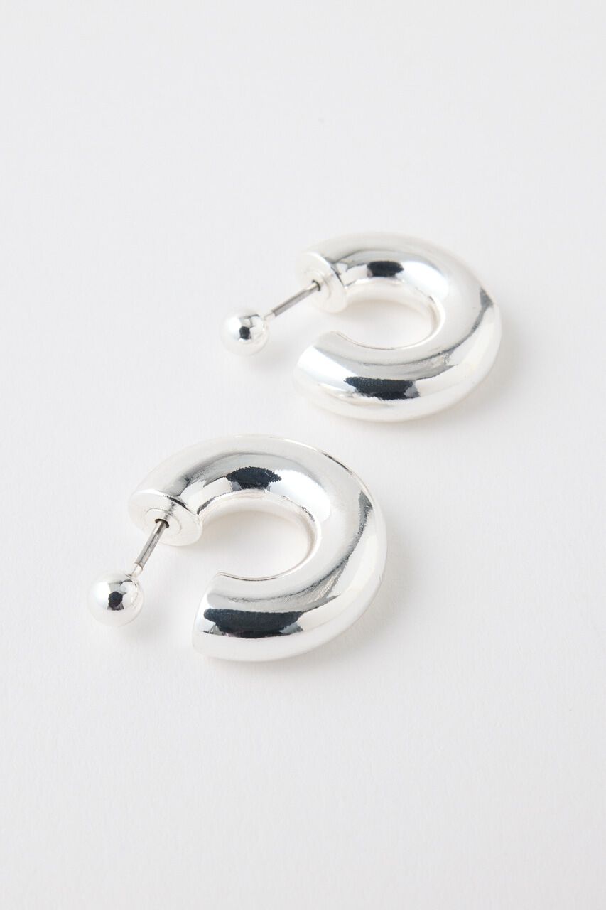 MOUSSY「SLV925 PLATING フープイヤリング」|ピアス|