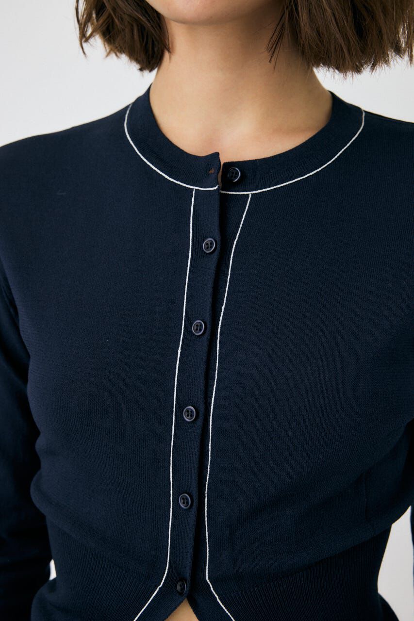 MOUSSY「COLOR STITCH カーディガン」|カーディガン|