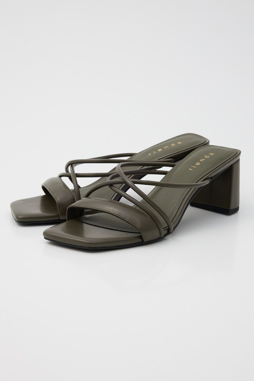 rienda「スリムストリングサンダル」|サンダル|