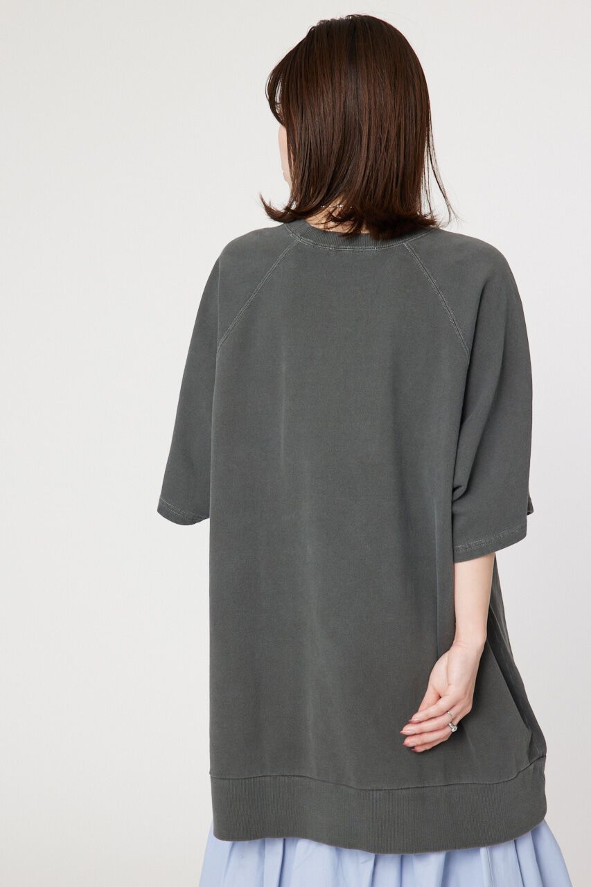 RODEO CROWNS「ミニ裏毛ピグメントビッグスウェットチュニック」|ワンピース|