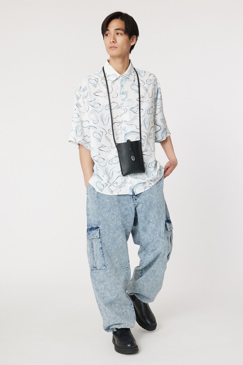 RODEO CROWNS「ホエールマーブルシャツ」|シャツ・ブラウス|