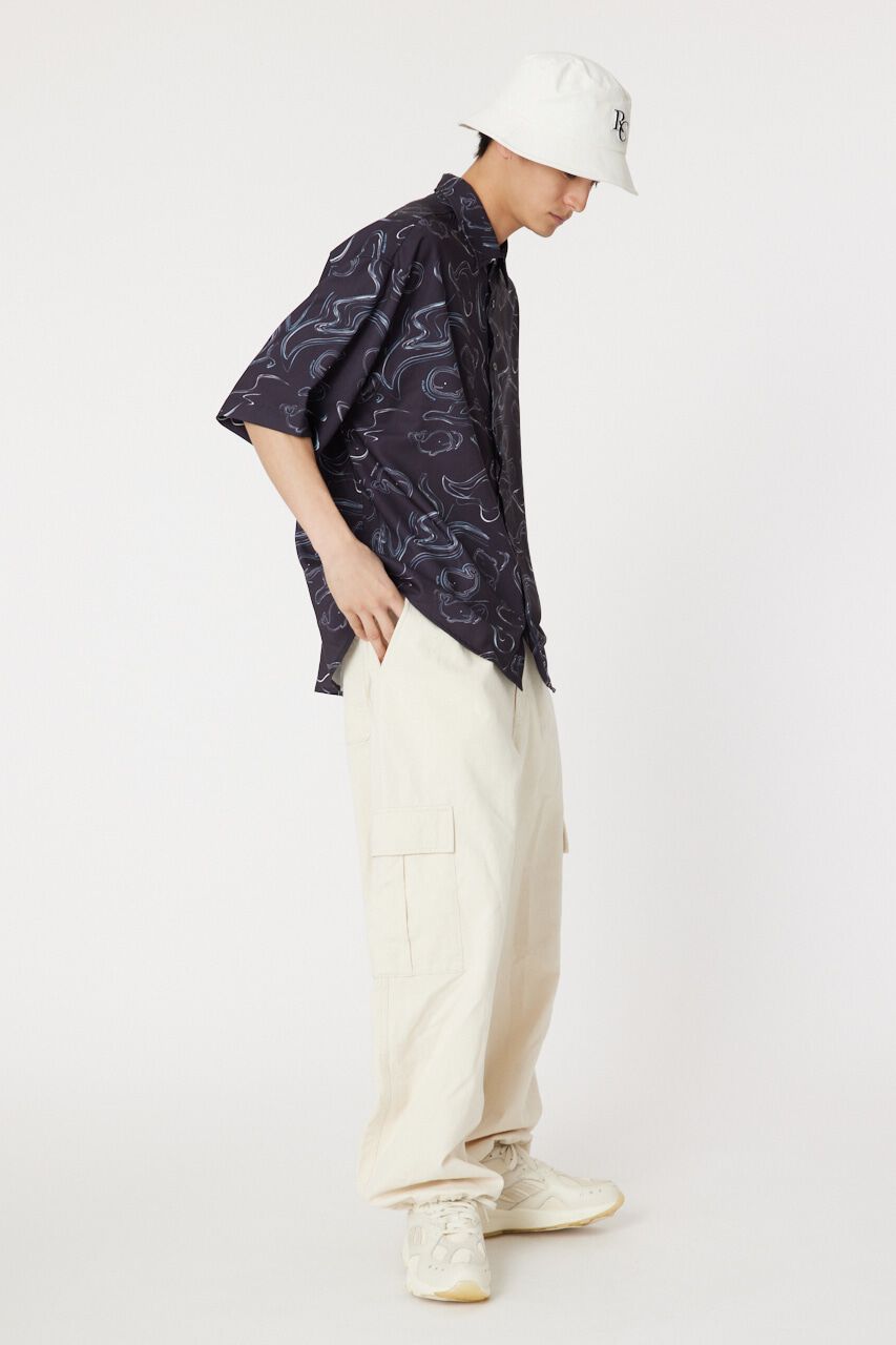 RODEO CROWNS「ホエールマーブルシャツ」|シャツ・ブラウス|