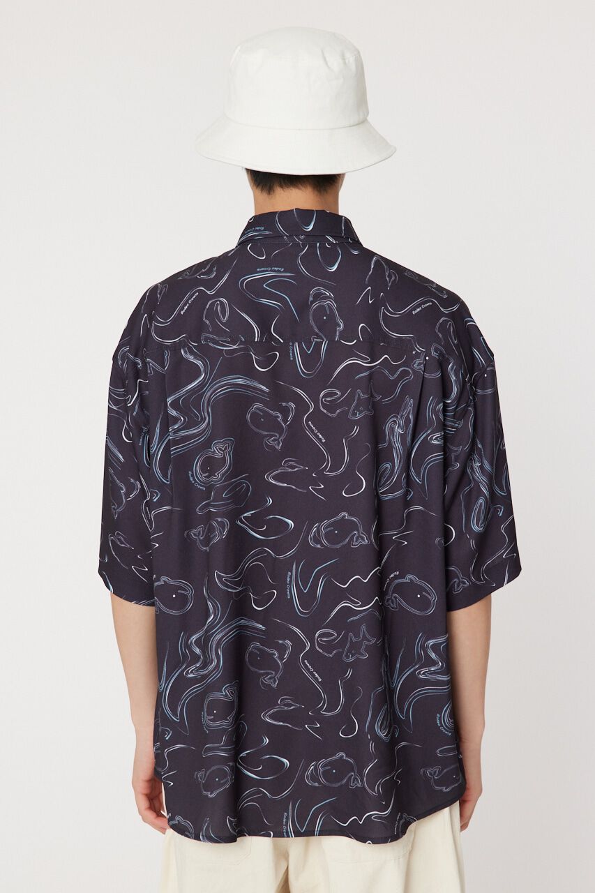 RODEO CROWNS「ホエールマーブルシャツ」|シャツ・ブラウス|