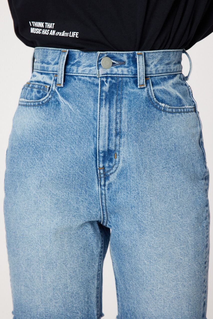 RODEO CROWNS「デニムバイカーショートパンツ」|デニム|