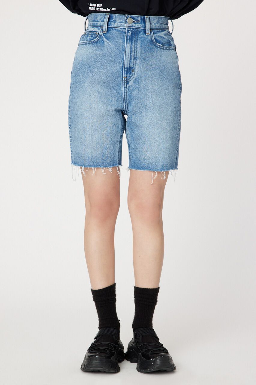 RODEO CROWNS「デニムバイカーショートパンツ」|デニム|