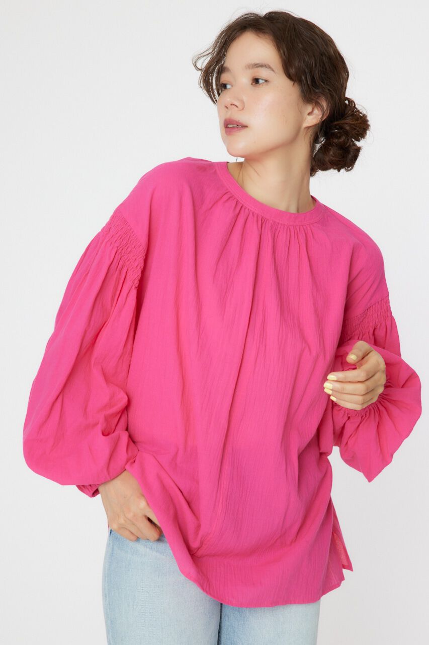 RODEO CROWNS「2WAY リネンカフタンブラウス」|シャツ・ブラウス|