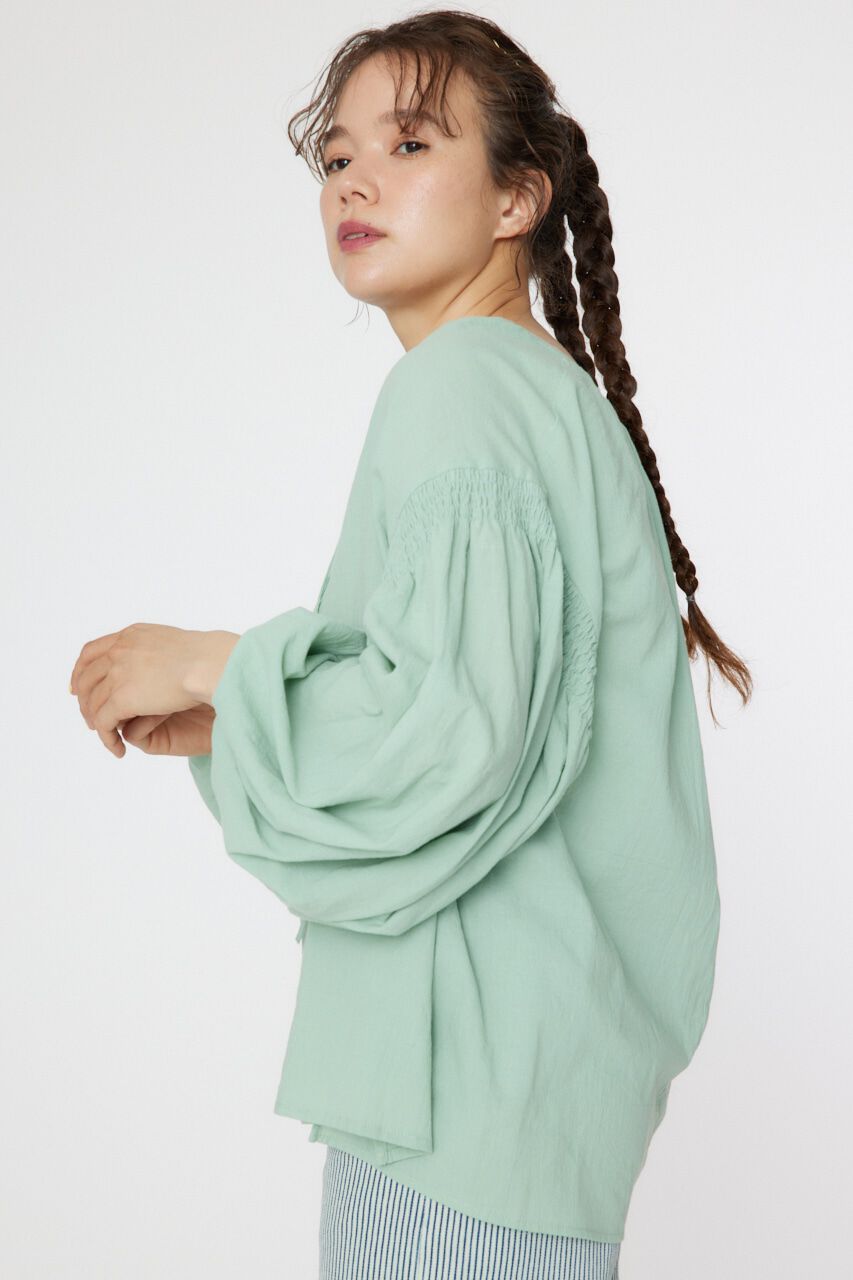 RODEO CROWNS「2WAY リネンカフタンブラウス」|シャツ・ブラウス|