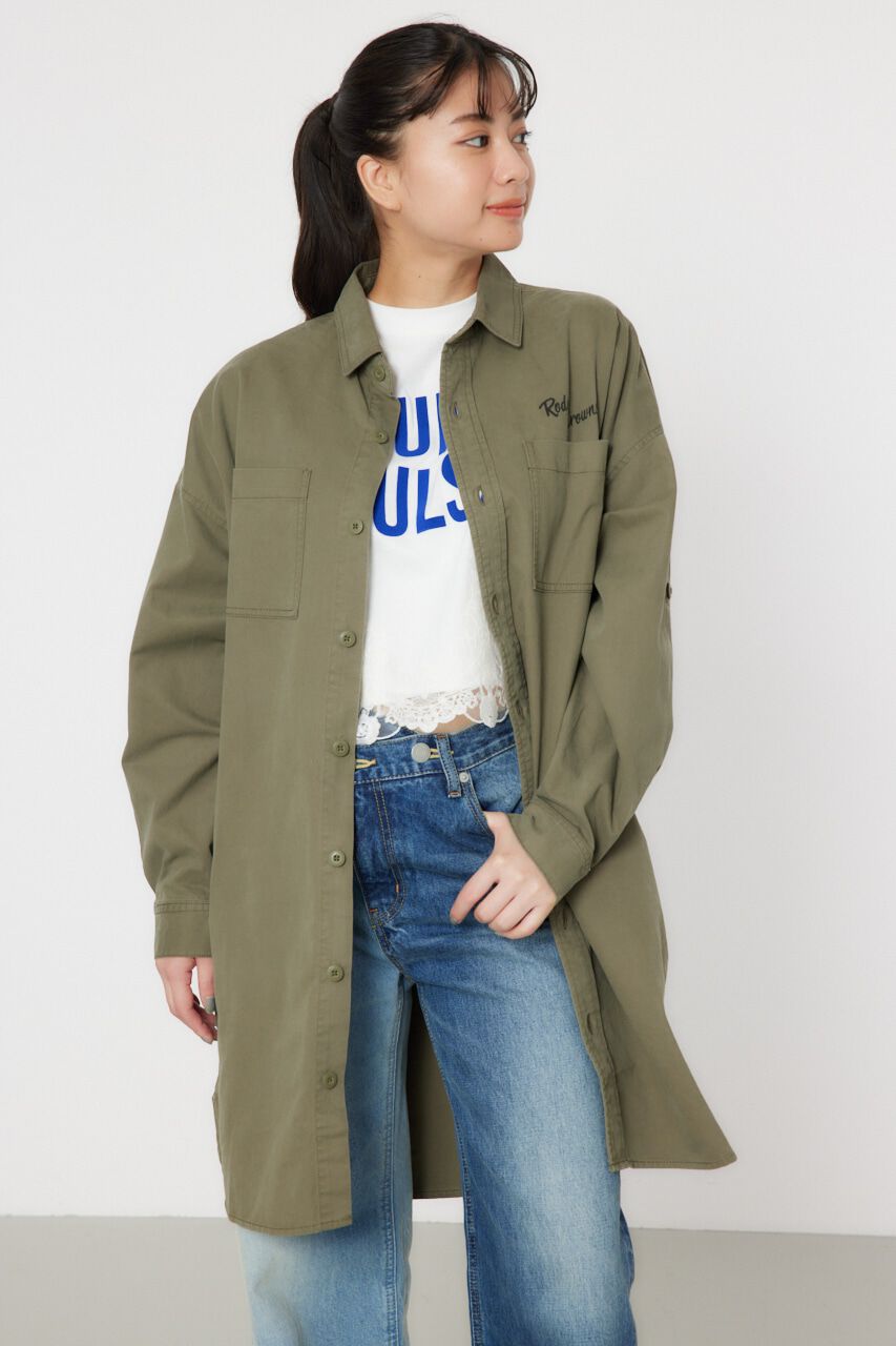 RODEO CROWNS「ATTRACTIVEミリタリーシャツワンピース」|ワンピース|KHA