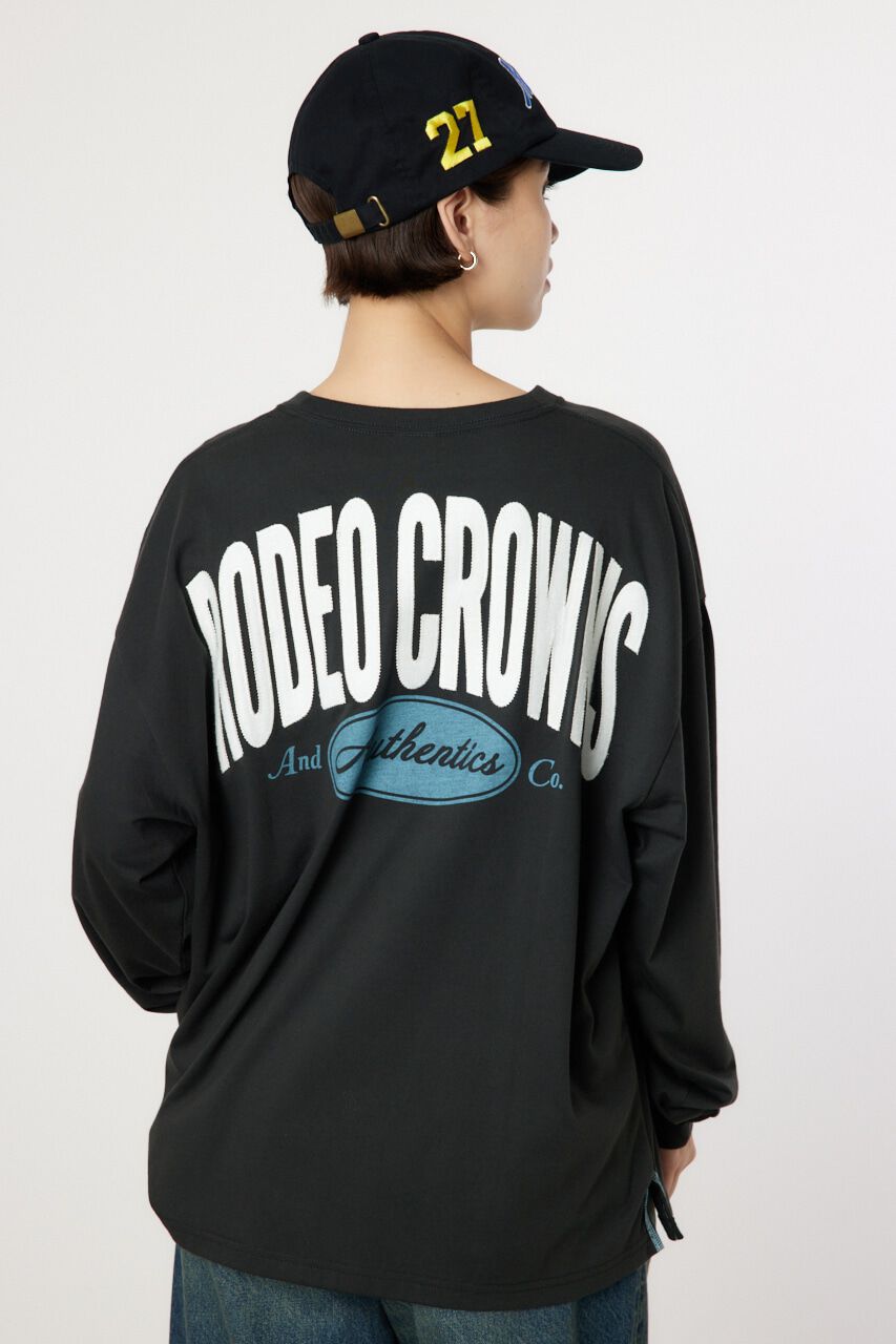 RODEO CROWNS「RCSアップリケロゴL/S Tシャツ」|Tシャツ・カットソー|C.GRY