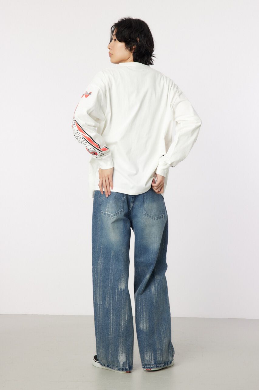 RODEO CROWNS「foiled デニムパンツ」|デニム|