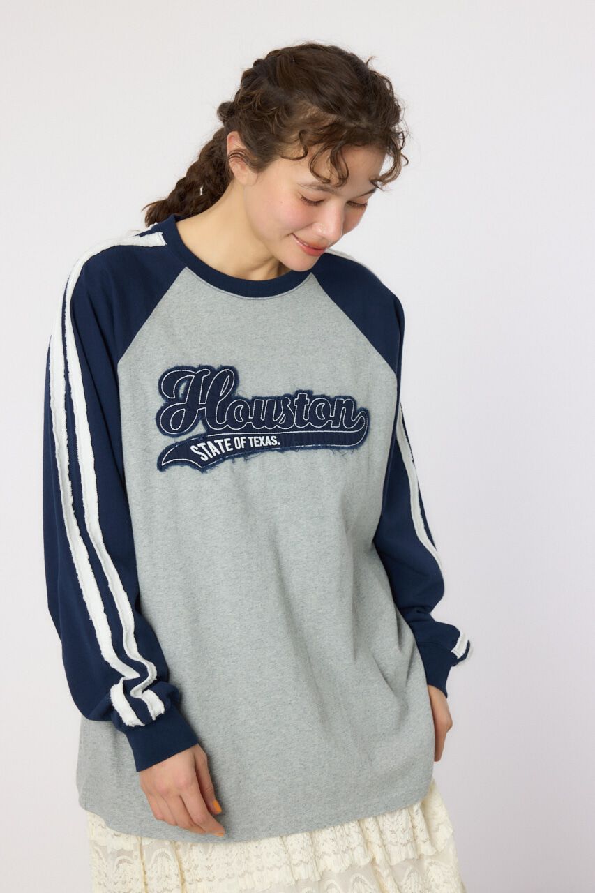 RODEO CROWNS「ラインHOUSTON ロングスリーブTシャツ」|Tシャツ・カットソー|