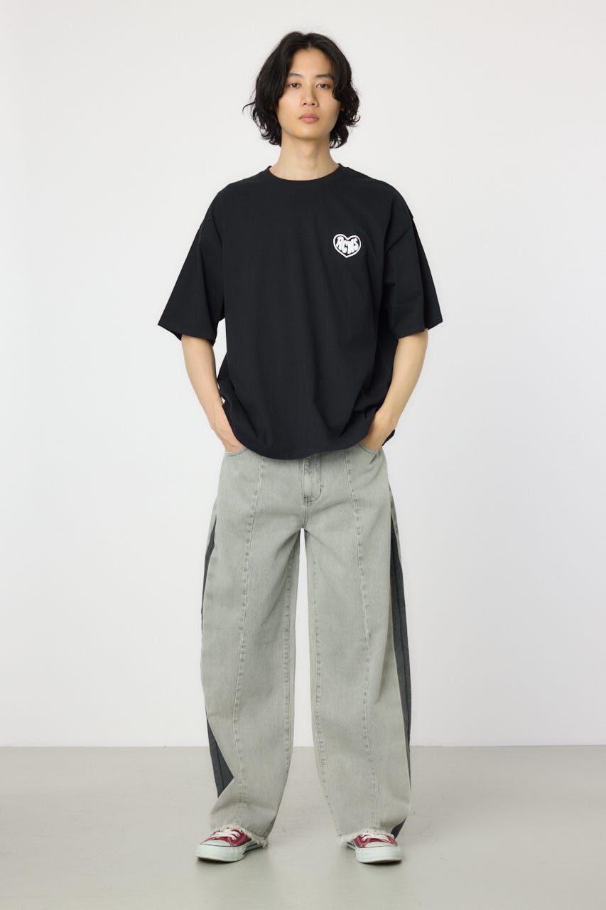 RODEO CROWNS「シームラインワイドデニムパンツ」|デニム|