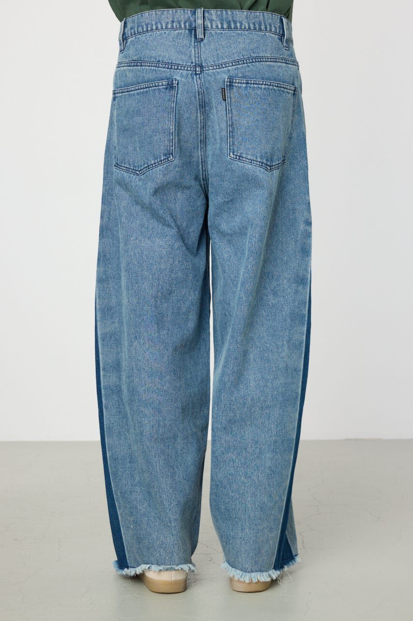 RODEO CROWNS「シームラインワイドデニムパンツ」|デニム|