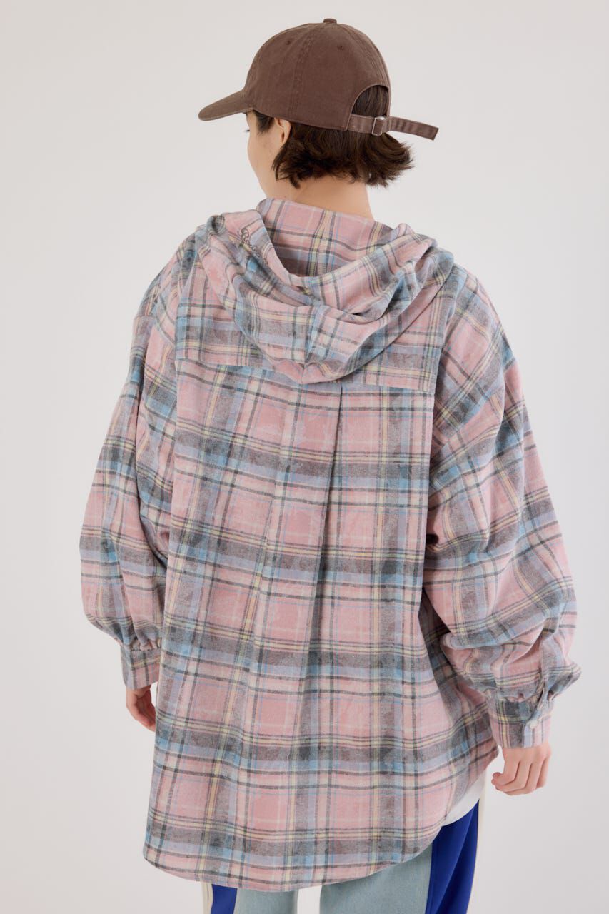RODEO CROWNS「ヴィンテージチェックフードシャツ」|シャツ・ブラウス|