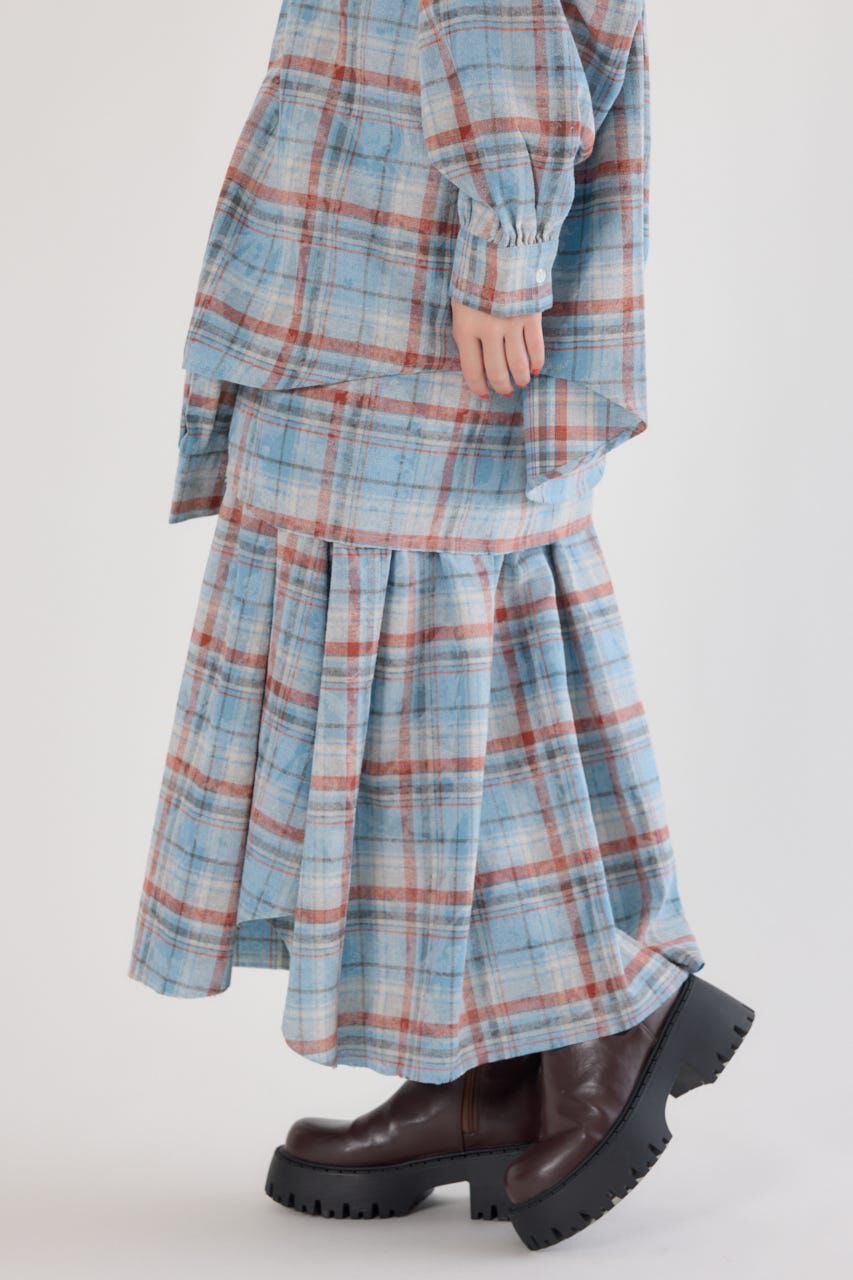 RODEO CROWNS「ヴィンテージチェックシャツスカート」|スカート|