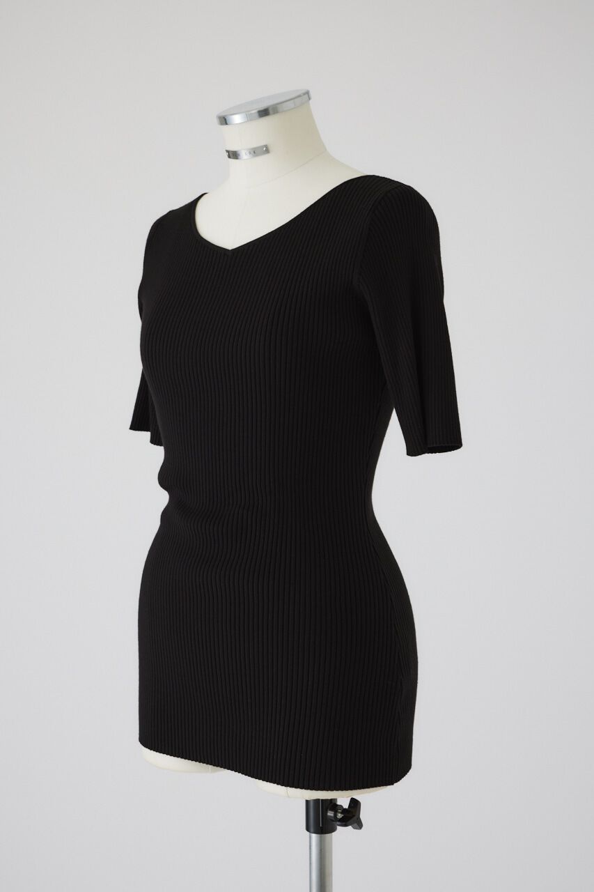 RIM.ARK 「Both v half sleeve tops」|ニット・セーター|