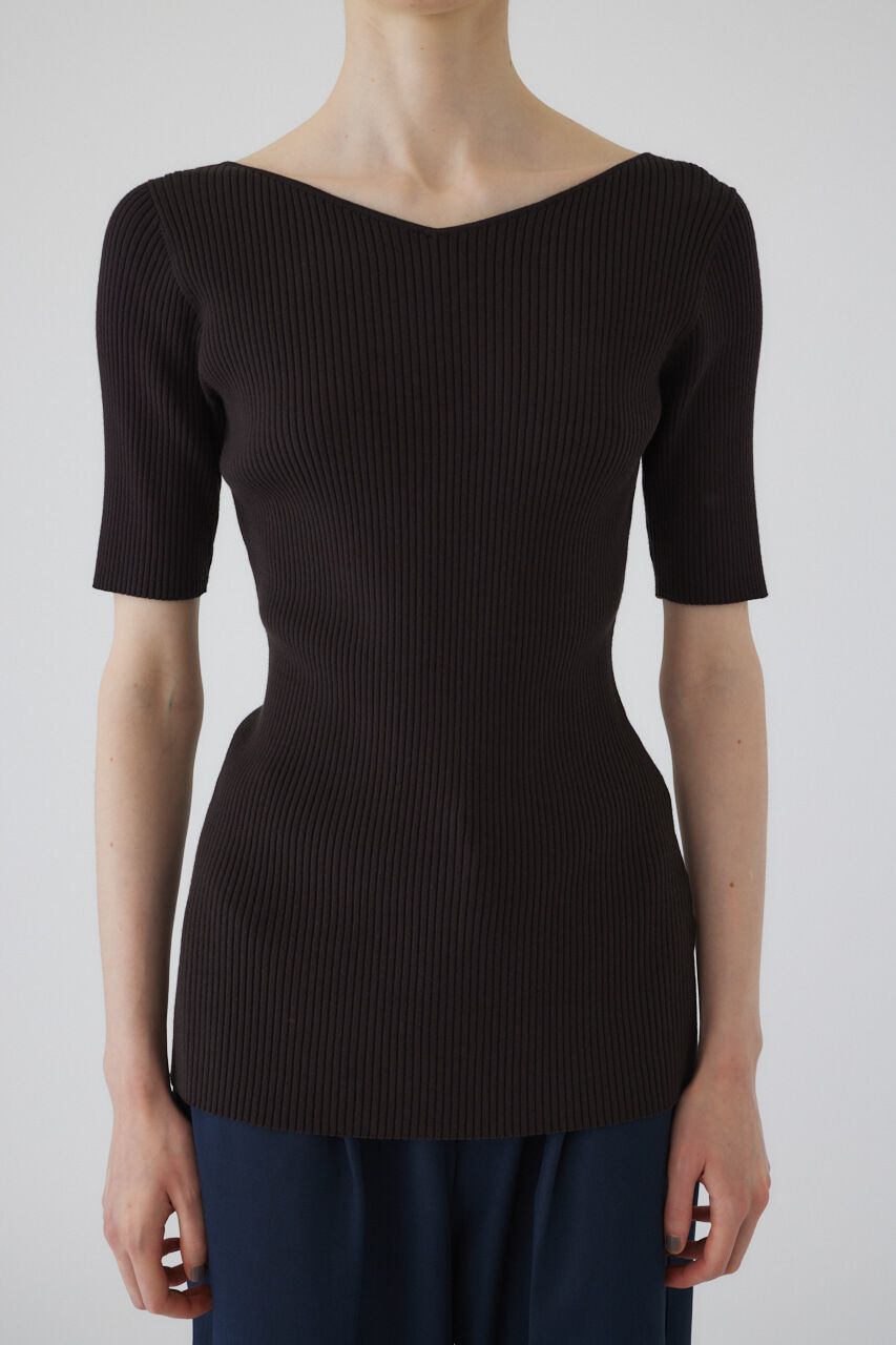 RIM.ARK 「Both v half sleeve tops」|ニット・セーター|