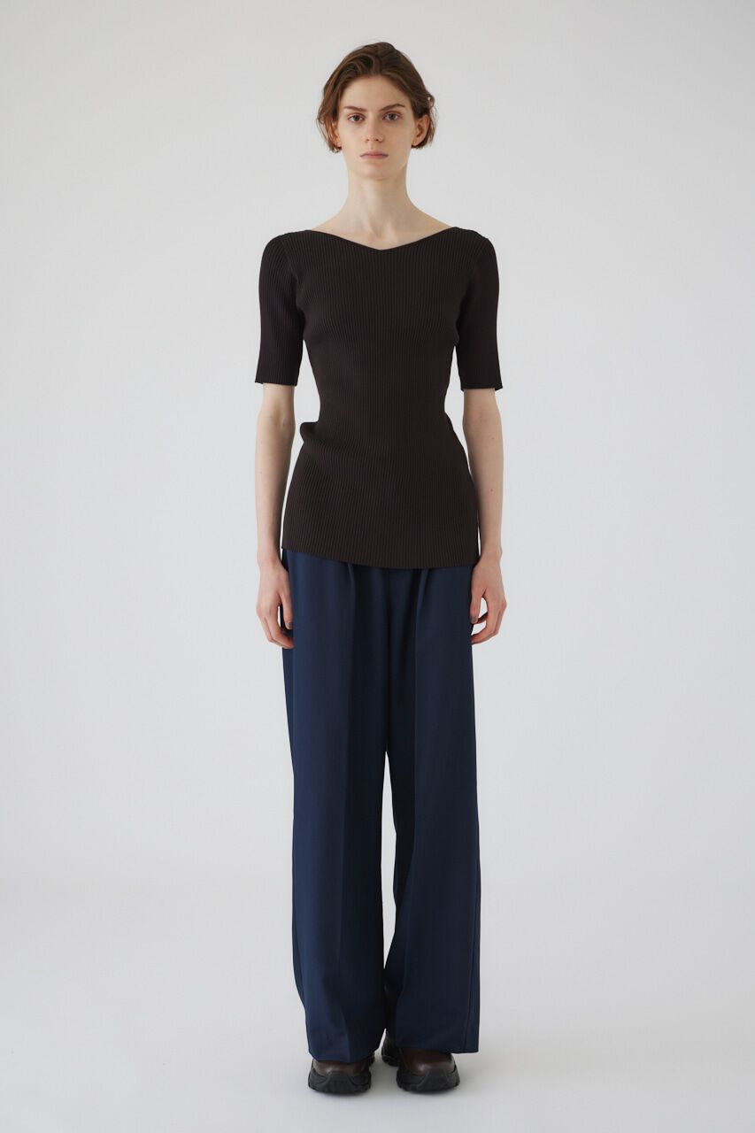 RIM.ARK 「Both v half sleeve tops」|ニット・セーター|