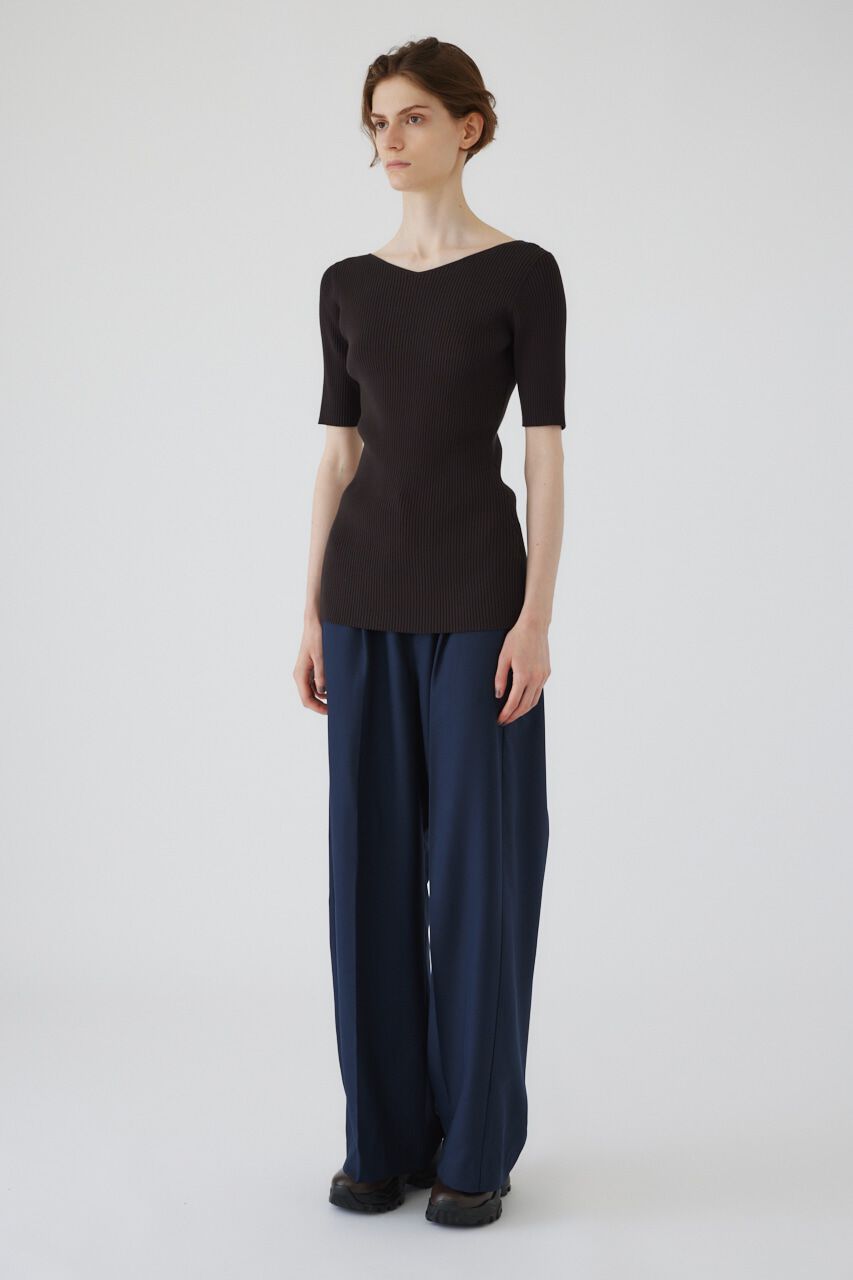 RIM.ARK 「Both v half sleeve tops」|ニット・セーター|