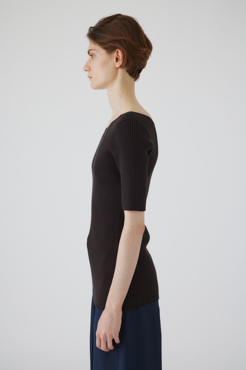 RIM.ARK 「Both v half sleeve tops」|ニット・セーター|