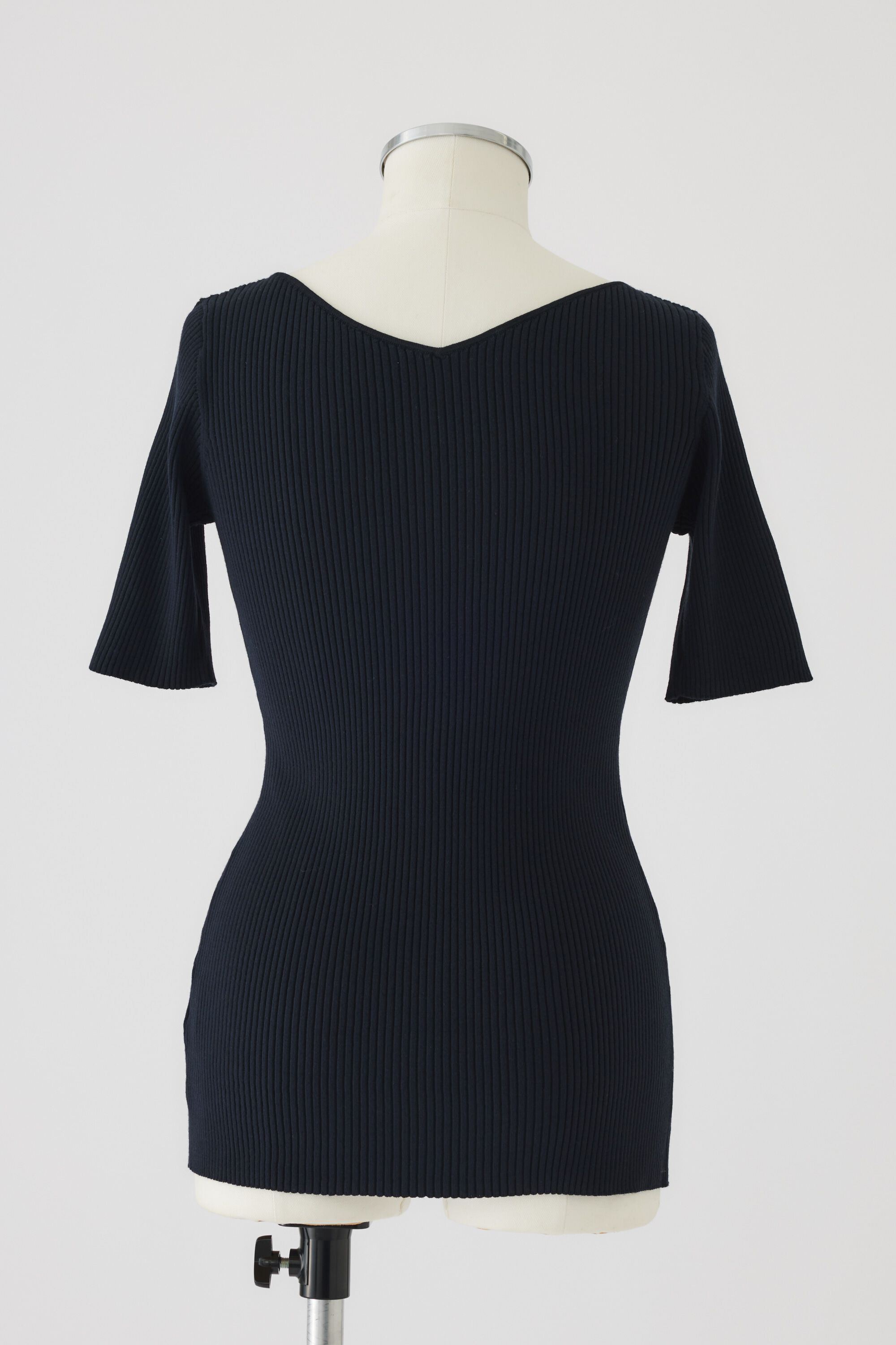 RIM.ARK 「Both v half sleeve tops」|ニット・セーター|