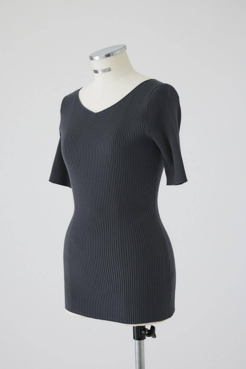 RIM.ARK 「Both v half sleeve tops」|ニット・セーター|