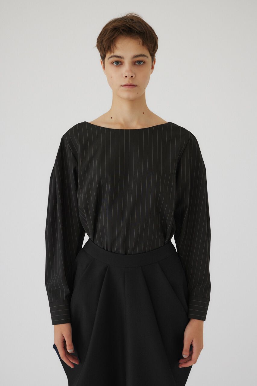 RIM.ARK 「Shoulder volume scarf set」|シャツ・ブラウス|BLK