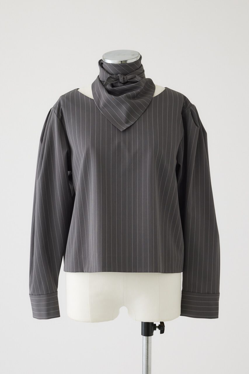 RIM.ARK 「Shoulder volume scarf set」|シャツ・ブラウス|GRY