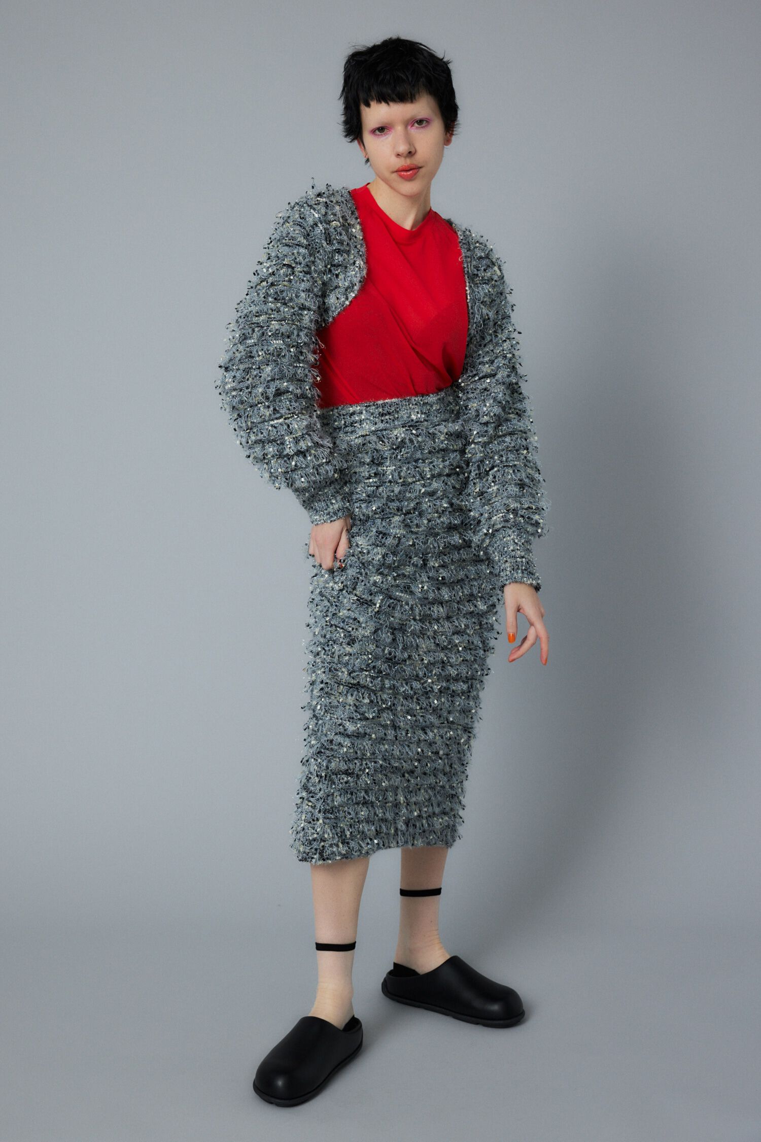 HeRIN.CYE「Loop yarn skirt」|スカート|