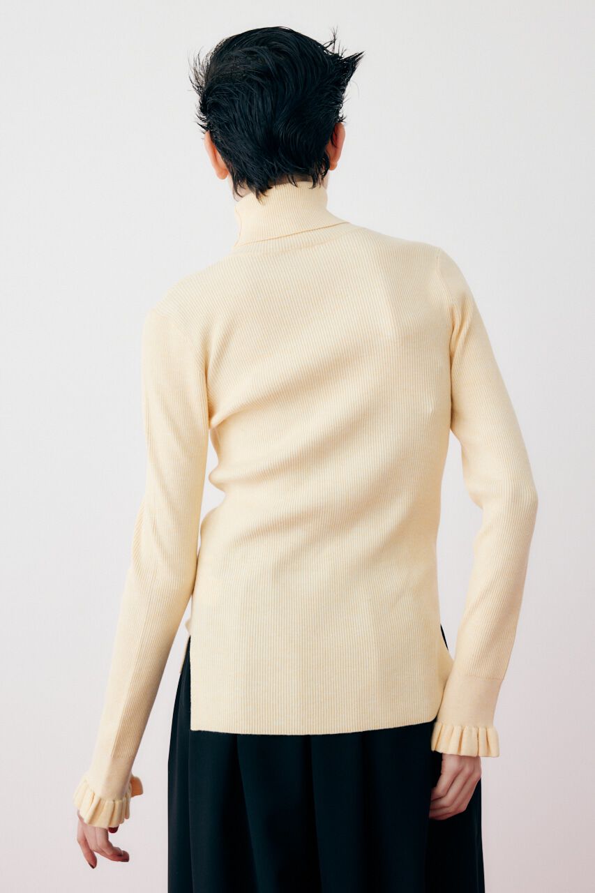 HeRIN.CYE「Cuff frill knit tops」|ニット・セーター|
