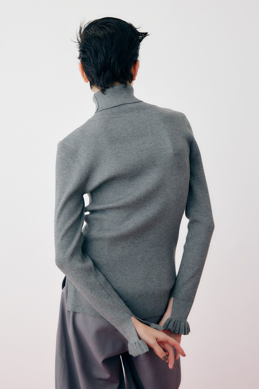 HeRIN.CYE「Cuff frill knit tops」|ニット・セーター|