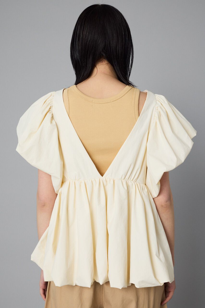 HeRIN.CYE「2way balloon hem tops」|シャツ・ブラウス|
