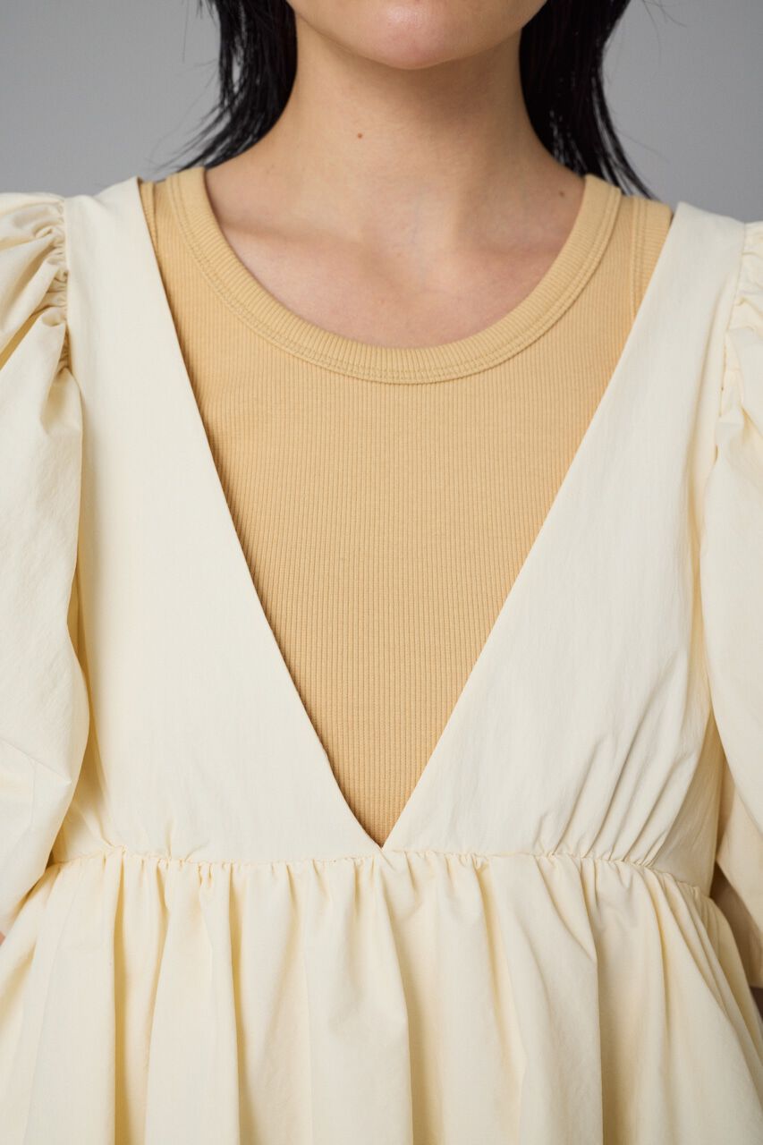 HeRIN.CYE「2way balloon hem tops」|シャツ・ブラウス|