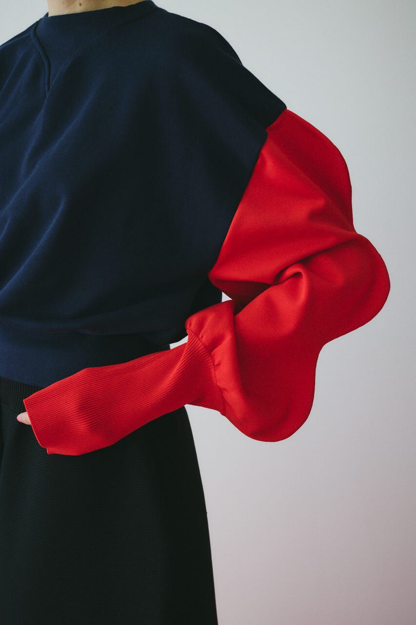 HeRIN.CYE「［予約］Mountain sleeve tops」|Tシャツ・カットソー|