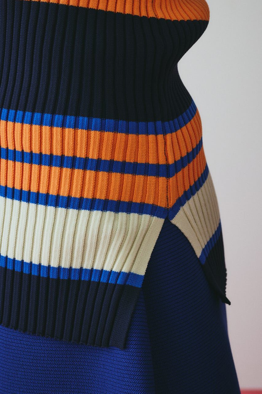 HeRIN.CYE「［予約］Randam Border knit tops」|ニット・セーター|