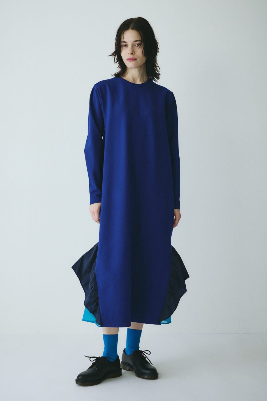 HeRIN.CYE「［予約］Many gather hem dress」|ワンピース|BLU